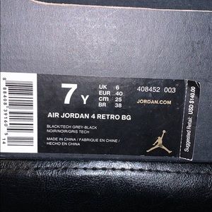 Air Jordan 4 Retro BG